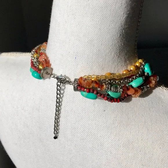 Boston Proper 7 Strand Twisted Necklace - Picture 6 of 9